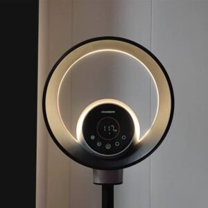 Smart Bladeless Air Purifier Fan with HEPA Filtration & Wi-Fi Control